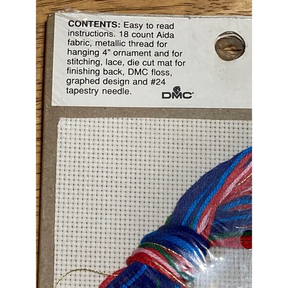 Lace Ornament Cross Stitch Kit #1209 Santa Ho Ho Ho Designs for the Needle Inc - Picture 3 of 3